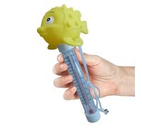 Termómetro de piscina, fácil lectura con cordón, termómetro para piscinas resistente a los golpes - Para uso interior y exterior casa bañera hidromasaje spa estanque acuario niños