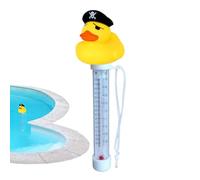 Termómetro de piscina flotante, medidor de temperatura de la piscina: temperatura del agua con cuerda, medidor de temperatura preciso de pato, medidor de temperatura para piscinas, spas