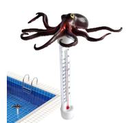 Termómetro de piscina flotante - PP | Calibre de temperatura de agua grande con pulpo, langosta, porcupina, tiburón, diseños de Python, Polaco interior al aire libre, Spas, Bañeras de hidromasaje |