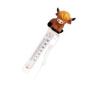 Termómetro de piscina | Lectura fácil y grande - Monitor temperatura para estanque de vacas con cuerda - Para Estanque Spa Piscina De Agua Fría Acuario Hogar Exterior Jardín Hotel