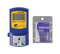 Termómetro de punta de soldadura FG-100 con 5 cables de prueba, termopar tipo K para estaciones de soldadura, probador de temperatura 0-700 °C con pantalla LCD y función MAX HOLD