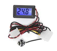 Termómetro de refrigeración por agua, pantalla digital Medidor de temperatura de refrigeración por agua para computadora WDXS-DT 5V-24V para todos los equipos refrigerados por agua con rosca G1/4in