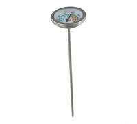 Termómetro de suelo con sonda de acero inoxidable para controlar la temperatura del compost y el suelo en uso agrícola y de jardinería (lombrices de tierra)