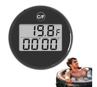 Termómetro de temperatura del agua para baño de hielo doble digital y | Medición precisa temperatura piscina para ducha piscina bañera acuario casa natación exterior jardín patio
