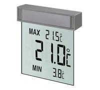 Termómetro de ventana digital TFA Dostmann Vision, 30.1025, pantalla grande con temperatura exterior, L 97 x An 22 x Al 105 mm
