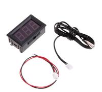 Termómetro Digital 12V Para Peceras Y Refrigeradores - Termómetro Electrónico Impermeable Con Pantalla LED | Rango De Medición -50~110°C Con Sonda De Metal De 1 M | Monitor De Temperatura De Acuario P