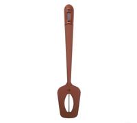 Termómetro digital 2 en 1 para azúcar con espátula integrada para templar chocolate, hornear, cocinar, crema, salsas, mermeladas, dulces y aplicaciones de parrilla