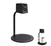 Termómetro digital de café con pantalla táctil, sensor sin contacto, rango de 0 a 100 °C, perfecto para preparación de café espresso y monitoreo de temperatura, atención al cliente incluida