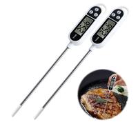 Termómetro digital de cocina con sonda larga, termómetro preciso para alimentos, barbacoa, hornear, leche, agua, alimentación de bebés (-50 °C a +300 °C)