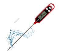 Termómetro Digital de Cocina Thermometer Carne con Sonda Larga Impermeable Lectura Instantáneo en 3s para Carne BBQ Comida Aceite Liquidos Leche Agua Vino Cerveza Horno Parrilla Freidora Aire Sopa