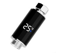 Termómetro digital de ducha impermeable con pantalla LED y codificación de colores para lecturas de temperatura del agua para un entorno de baño seguro