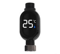 Termómetro digital de ducha LED Monitor de temperatura del agua para baño con pantalla codificada por colores Indicador de temperatura de baño seguro para bebés niños (A)