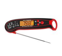 Termómetro digital de Meat, impermeable Instant Read Food Instrument with Backlight, Quick Calibration Candy Thermometers for Oven, Kitchen, BBQ and Grilling (16,5 x 5 x 1,8 cm)
