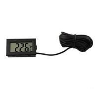 Termómetro digital de sonda con gran pantalla LCD de dígitos de 14 mm para lecturas precisas de temperatura en acuarios, terrarios y entornos de laboratorio (3 metros)
