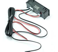 Termómetro Digital Electrónico con Reloj para Coche, Negro, Plástico | Medición Interna y Externa, Adhesivo Ultrafino sin Taladro, para Interior y Exterior, Aire Acondicionado y Reptiles
