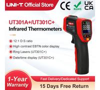 Termómetro Digital infrarrojo UNI-T UT301A + UT301C +, medidor de temperatura sin contacto, láser circular, pistola de temperatura UT301A Plus