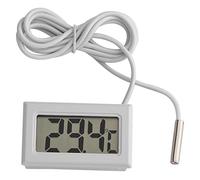 Termómetro Digital LCD con Sonda Metálica Externa, Sensor de Temperatura para Refrigerador y Congelador