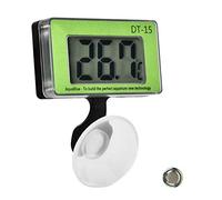 Termómetro Digital LCD para Acuario, Medidor de Temperatura con Ventosa, Pantalla Digital para Terrario y Pecera
