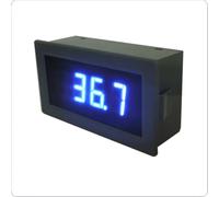 Termómetro digital LED YB5140TM for coche, sonda de prueba de temperatura, sensor termopar tipo Cu100 BA1 G53 RNET PT100 JK(Blue,PT100_POWER SUPPLY 24V)