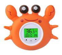 Termómetro digital para baño de bebé, seguridad para bebés, termómetro de habitación con pantalla LED, advertencia de temperatura, juguetes de baño para bebés, juguete flotante