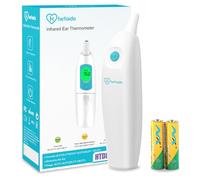 Termometro Digital para Bebe y Adultos, Termómetro de oído, Termometro Bebe Termómetro Digital Con Alarma de Fiebre, ℃ y ℉ Conmutable, Función de memoria, Apagado Automático