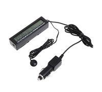 Termómetro digital para coche, voltímetro, reloj, alarma, monitor para medidor automático, medidor de temperatura, monitor LCD, adaptador de enchufe de coche