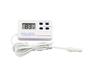 Termómetro digital para frigorífico, con soporte magnético, de -50 °C a 70 °C, alarma de temperatura para refrigeradores, congeladores, lecturas mínimas/máximas de memoria