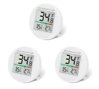 Termómetro digital para frigorífico, termómetro impermeable para frigorífico y congelador con gancho para colgar para panaderías, cervecerías o durante actividades al aire libre (3 piezas)