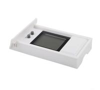 Termómetro digital para interiores y exteriores con función máxima mínima para jardín invernadero seguimiento de temperatura del hogar 20 a 50 C (blanco)