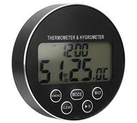 Termómetro digital para parrilla Comida Termómetro para carne Higrómetro Cocina Candy BBQ Grill Termómetro Reloj temporizador Herramienta de cocina