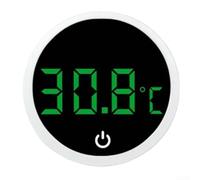 Termómetro digital para pecera para montaje externo, sensor de alta precisión para lecturas precisas de temperatura del agua de 0 a 60 grados Celsius (blanco)