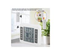 Termómetro digital para refrigerador con alarma audible y sensor de temperatura mínima y máxima (2 unidades)