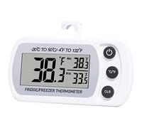 Termómetro digital para refrigerador, con dígitos grandes, temperatura máxima/mínima (3 unidades)