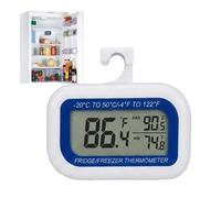 Termómetro digital para refrigerador - Pantalla de temperatura grande, probador magnético LCD | Dispositivo de monitoreo de alimentos preciso para control de enfriamiento, gestión de ti