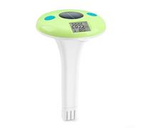 Termómetro digital solar para piscina con medición de salinidad y temperatura, diseño flotante impermeable IPX7 para piscinas, estanques y bañeras