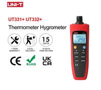 Termómetro Digital UNI-T, higrómetro UT331 + UT332 +, medidor de temperatura y humedad para fábricas,-20 °C ~ 70 °C UT332PLUS