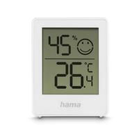 Termómetro Higrómetro Digital Interior Baros, Blanco, Paquete De 2 - 00222233