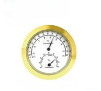 Termómetro e higrómetro integrados para un control preciso de la temperatura y la humedad con pantalla digital, para el hogar, la oficina (dorado43)
