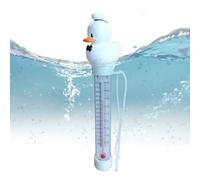 Termómetro flotante en forma de pato - Medidor de temperatura para piscina, spa, herramienta de medición de agua al aire libre con cuerda colgante, lectura, impermeable, lector de temperatura