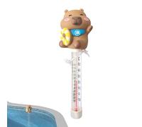 Termómetro flotante para piscina, accesorio de natación impermeable, medidor de temperatura del agua flotante, para piscinas, spas calientes, estanques, tubos calientes, así como para casa