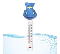 Termómetro flotante para piscina | Forma de pescado fácil lectura | Medidor de temperatura para estanque | Para hombres mujeres atletas jardín piscina verano casa apartamento club escuela gimnasio