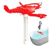Termómetro flotante para piscina - Medidor de temperatura de agua flotante - Forma divertida de animal con cordón para estanques de peces, spas, bañeras y lagos