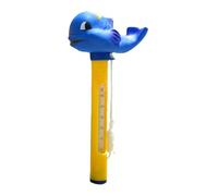 Termómetro flotante para piscina, termómetro flotante para agua, instrumento de fácil lectura de respuesta rápida con cordón para bañeras de hidromasaje, estanques y niños