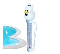 Termómetro Flotante para Piscina | Termómetro Pato Exterior | Instrumento de Medición con Cordón para Piscina, Cuenca, Spa