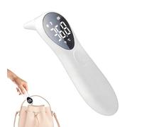 Termómetro frontal infrarrojo - Monitor instantáneo sin toque, indicador de temperatura digital para adultos y niños, lectura rápida con alarma de fiebre, función de memoria para el hogar