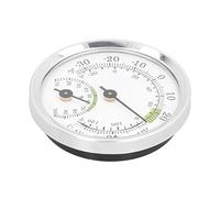Termómetro Higrómetro Analógico, Medidor de Temperatura y Humedad, Pantalla Redonda de Pared, para Invernadero Interior