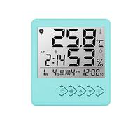 Termómetro Higrómetro Calibrador de humedad de temperatura interior del termómetro del higrómetro digital for el hogar de la oficina Higrómetro Termómetro para interiores(E)