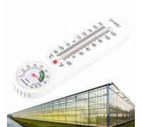 Termómetro higrómetro Combo - H de temperatura y humedad para interiores con pantalla doble, monitor climático portátil para patio, sótano, uso de campo, invernadero, armario y suministros de jardín