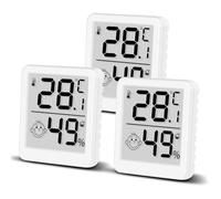 Termómetro higrómetro digital con cara sonriente, medidor de humedad LCD para interiores, mini medidor de humedad de aire, sensor de temperatura de alta precisión, para habitación de bebé, interior