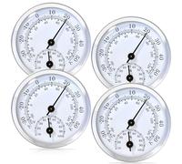 Termómetro higrómetro, higrómetro de precisión, termómetro de temperatura y humedad de 58 mm, apto para el hogar, interior, habitación de personas mayores y habitaciones de bebés